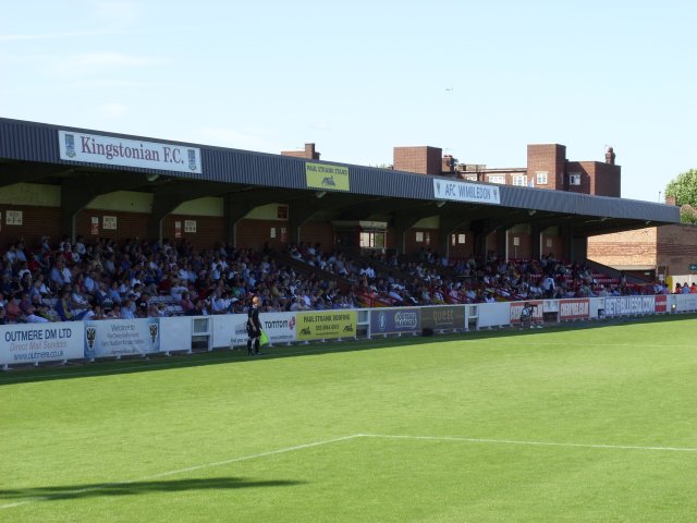 The Paul Strank Stand During the Match